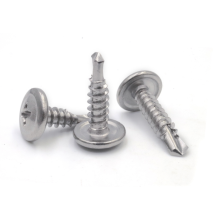 Stainless steel pan head self drilling screw